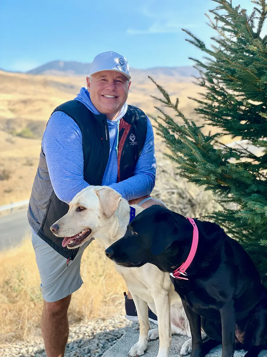 Casey With Dogs